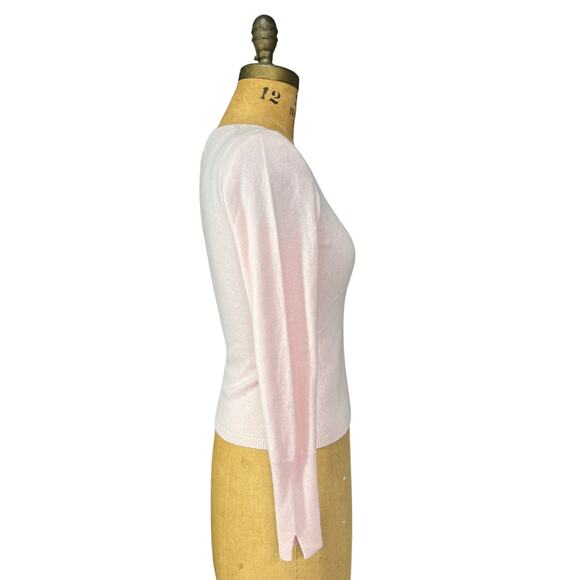 Eric Bompard Pale Pink Cashmere Sweater - Picture 4 of 9